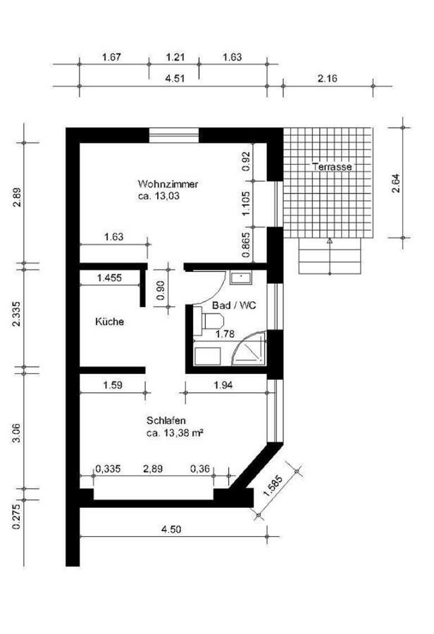 Zur Eiche Potsdam Apartamento Exterior foto